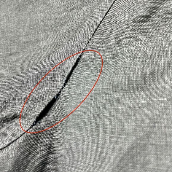 Calvin Klein Mid Length Jacket L Mens Black Full Zip Hooded Sun Faded Matrix - Picture 12 of 12